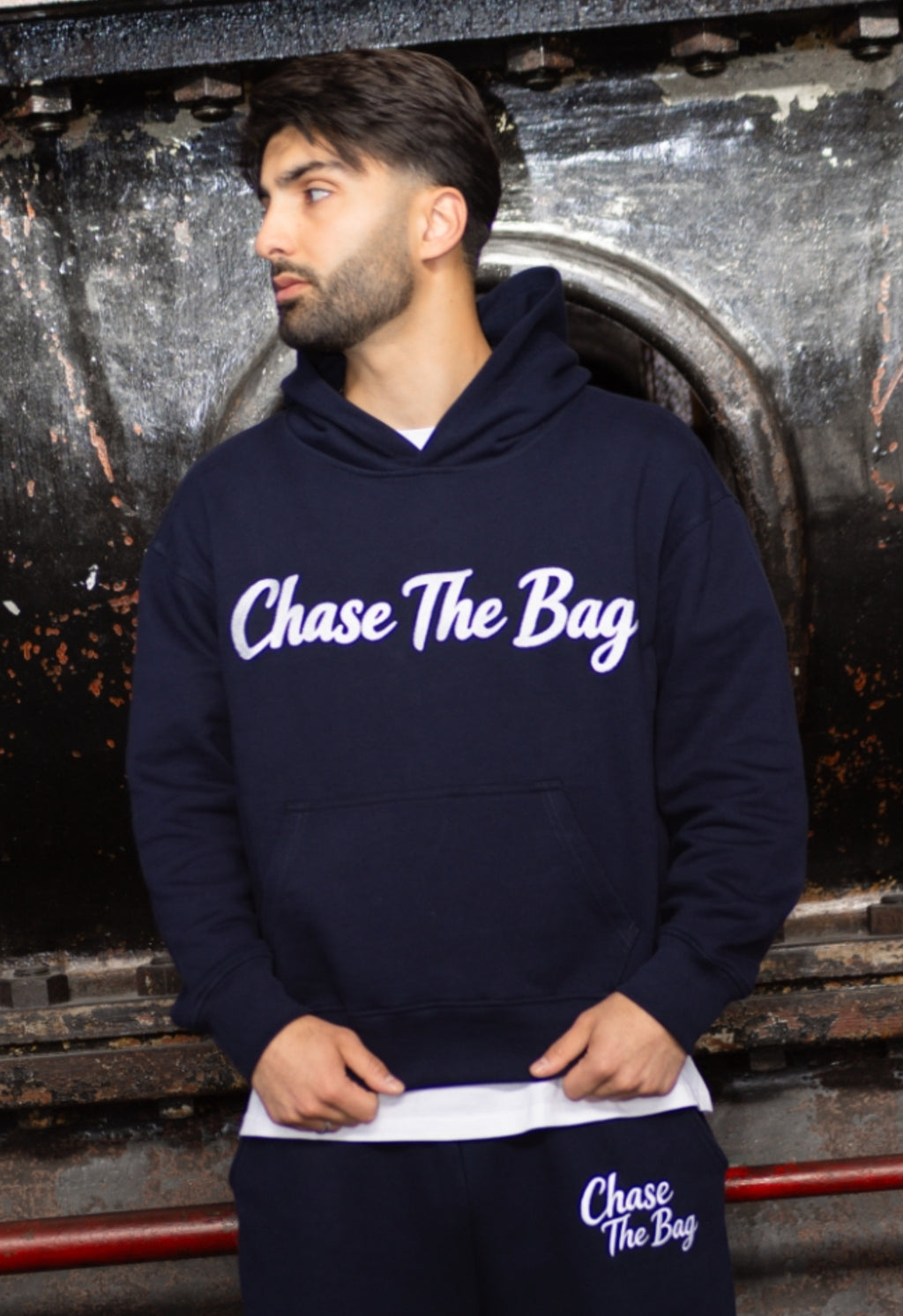 Blue Chase The Bag Hoodie