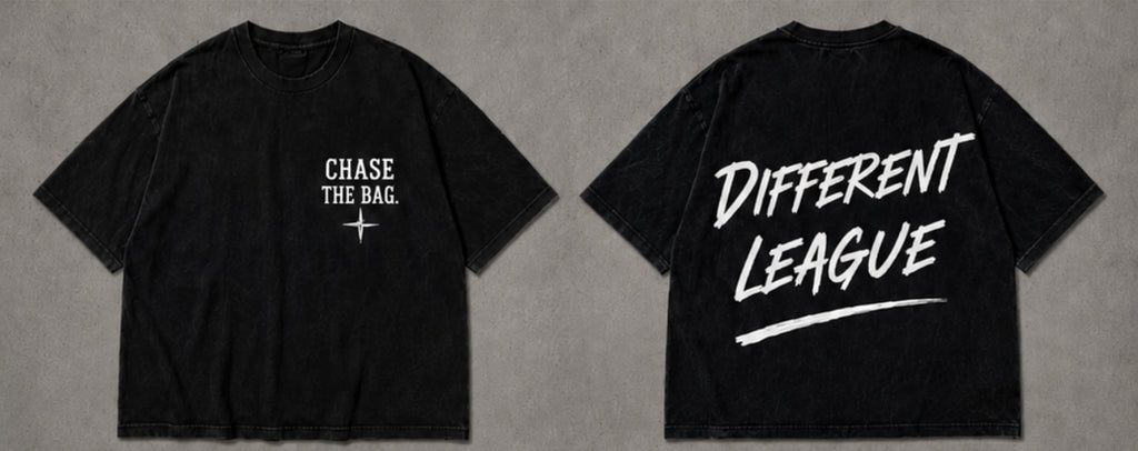 Chase The Bag Black Shirt - Different League