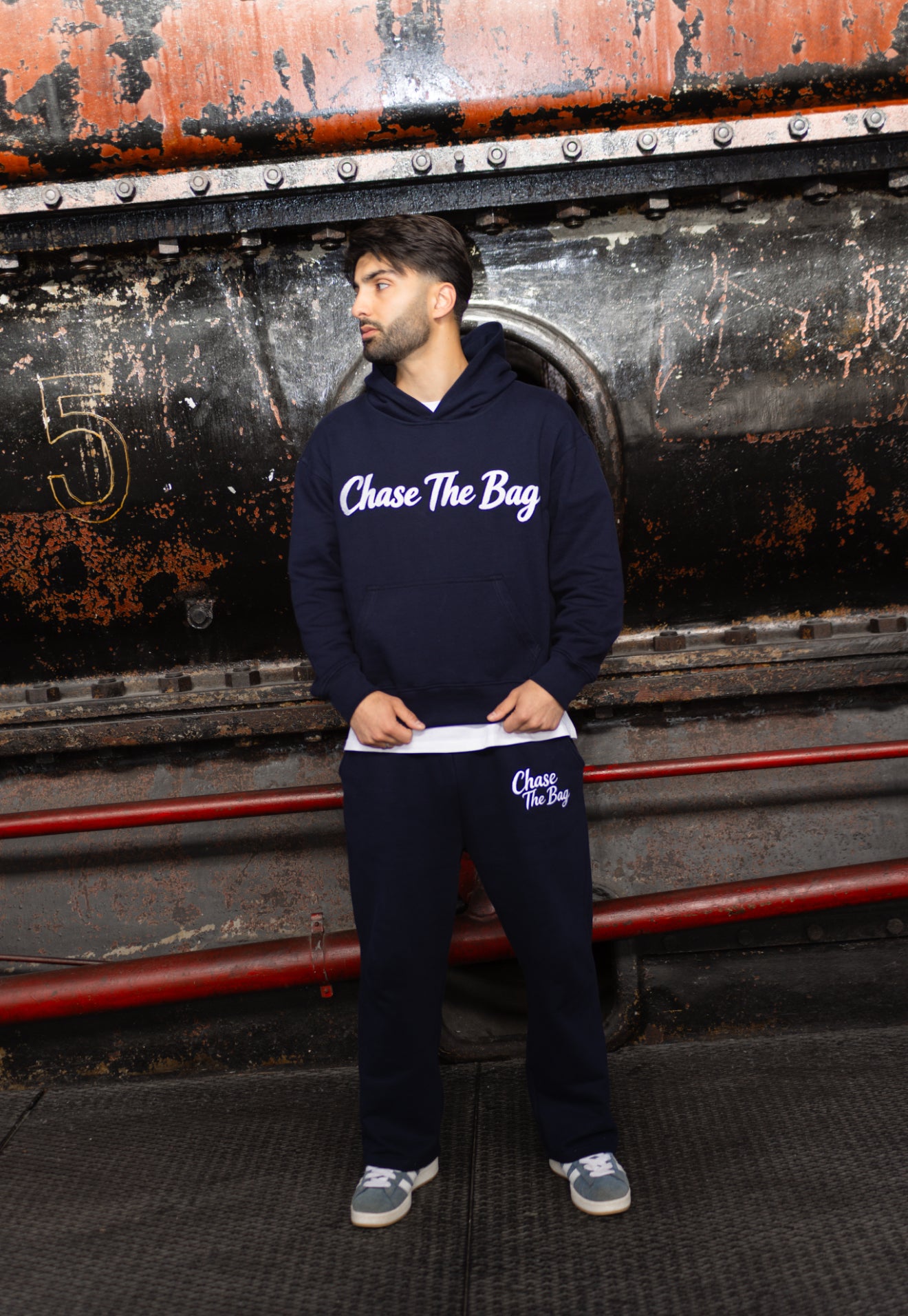 Chase The Bag Tracksuit Blue