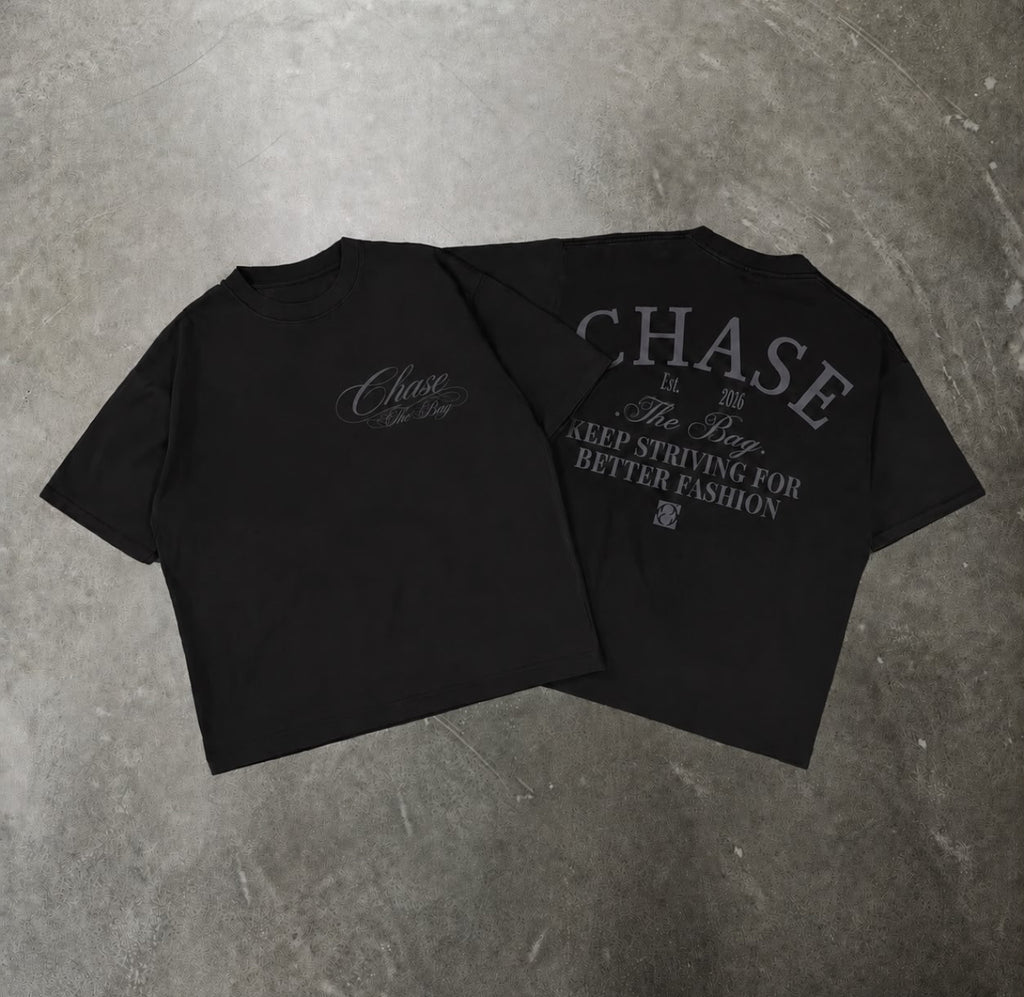 Chase The Bag Black Shirt - Keep Striving For Better Fashion