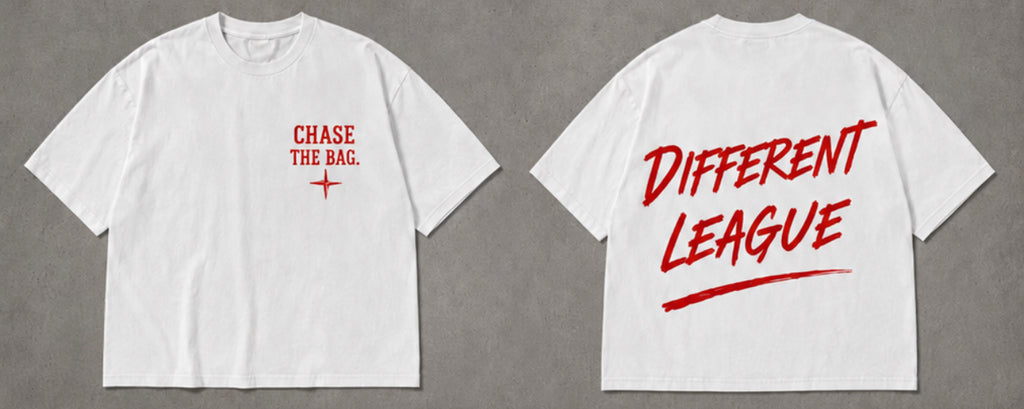 Chase The Bag White Shirt - Different League