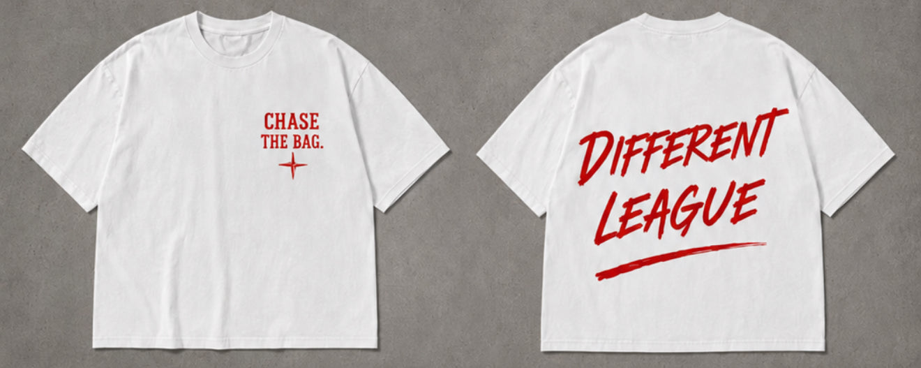Chase The Bag White Shirt - Different League